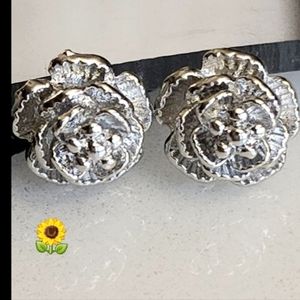 Plum Blossom Stud earrings Earrings,Stunning 925S Sterling
